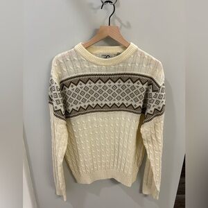 Steep Slopes Men’s Sweater Size XL – Fair Isle Knit, 100% Acrylic